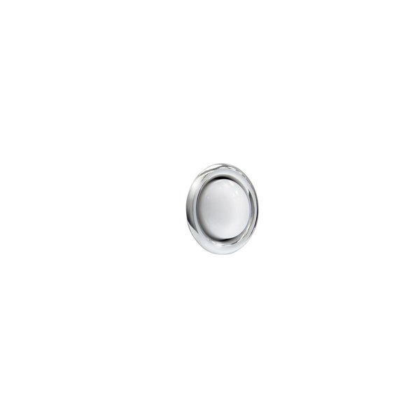 Iq America DP1103A Low Proifile Wired Chrome Polished Silver Rimmed Lighted Doorbell DP1103A